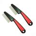 LJFEA Flea Comb for Dogs Cats 2 Pieces Professional Dog Cat Lice Comb Dust Comb Flea Comb Coarse & Fine Teeth Stainless Steel Lice Flea Comb