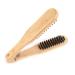 EXCEART Hair Straightener Brush - Best Flat Iron for Knotty Hair | Men's Wooden & Bamboo Comb - Buy Online on GoSupps.com