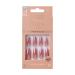 KISS False Nails Kit Bare but Better Ready to Wear Sculpted Nails Stick and Glue Included Long Length Coffin Shape Long-Lasting Hottest Trend Glue on Nails Convenient & Easy to Apply Shiny