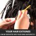 FAMILOCS Afro Kinky Bulk Human Hair 10 Inch 5 Packs 150g - Natural Black Color for Locs, Dreadlocks, Twists | Can be Dyed & Bleached - Crochet Hook & Comb Included - Buy Online on GoSupps.com