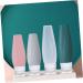 Flexible Silicone Squeeze Bottles Set - Travel Toiletries & Makeup Storage - Ideal for Lotion and Cosmetics - Buy Online on GoSupps.com
