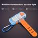 Fishing Rod Light Keychain Type-C Rechargeable Flashlight EDC Pocket Flashlight Portable Flashlight Mini Flashlight for Outdoor Emergency Camping Hiking Cycling Fishing Orange - Buy Online on GoSupps.com