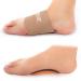 Compression Arch Support for Plantar Fasciitis  2022 Updated  Plantar Fasciitis Braces for Men and Women  Arch Support Bandage Brace for Pain Relief of Heel Spurs  Flat Feet (Beige  Only Sleeves (W 6-8.5 / M 5-7.5))