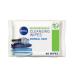 NIVEA Biodegradable Cleansing Wipes Normal Skin (40 sheets) Biodegradable Wipes made from 100% Plant Fibres Make-Up Wipes Face Wipes Makeup Remover 40 Count (Pack of 1)