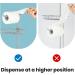 Toilet Paper Holder Stand with Middle Shelf Storage - Gray | Free Standing Bathroom Tissue Holder for Mega Rolls - A-gray - Buy Online on GoSupps.com