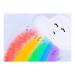 Ztoone rainbow cloud bathing bomb float on water & release lively rainbow paint moistened dry skin ideal for sparkling pool & whirlpool.Birthday daily gift idea for woman girlfriend ...