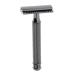 2 Set Classic Manual Double Edge Razor for Men - Black - Perfect for Daily Shaving - International Shipping Available - Buy Online on GoSupps.com
