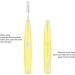 60-Part Interdental Brush Set | Slim & Comfortable Orthodontic Care for Adults & Kids - Yellow - Buy Online on GoSupps.com