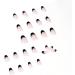 24pcs Short Oval French Tip Black False Nails - Press On & Removable Glue-On Acrylic Nails for Women & Girls - Nail Art Accessory 0199Y00 - Buy Online on GoSupps.com