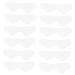 NUSITOU 15 Sheets Eye Mask Disposable Lip Cotton Eye Paper Beauty Skin Care Beauty Accessories Care Supply Warm Compress for Eyes Wrinkle Patches White Non-woven Fabric Paper Film Portable