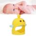 Bite Ring Toys - Silicone Sweet Chick Shape Pacifiers with Biting Stems for Babies (Lemon Yellow) | Soothing Day & Night Solution - Buy Online on GoSupps.com