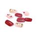 Brishow Christmas Artificial Nails - 24 Press-On Red Snow Moose Design for Women & Girls - Buy Online on GoSupps.com