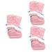 Beavorty 6 Pairs Gloves wax bath foot hand cover guantes desechables cozies hand and foot liners Paraffin Wax Warmer Kit nail tech accessories paraffin accessories Disposable short boots
