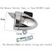 Chrome Silver Vintage Bike LED Headlight for Night Riding Safety - Buy Online on GoSupps.com