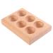 Zerodeko Chicken Egg Holder Supply Convenient Holder Wear-resistant Storage Platter Wooden Egg Tray Accessory Household