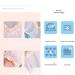 2PCS Kids Waterproof Reusable Shower Caps | Soft & Comfortable PEVA Bath Cap for Girls | Double Layered Medium Size | Pin+Blue - Buy Online on GoSupps.com