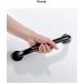 Grab Bars for Black Matte Elderly Wall Mounted Straight Armrest Bars Toilet Por Handrails Support for Seniors Disabled 50cm - Buy Online on GoSupps.com