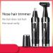 2 in 1 Nose and Ear Hair Trimmer - USB Rechargeable Waterproof Stainless Steel - Ideal for Men & Women - Easy to Clean & Carry - Buy Online on GoSupps.com