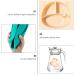 Non-Slip Silicone Baby Suction Plate Set with Divided Placemat - Green | Includes Bendable Fork & Spoon | Toddler Feeding Plate for Self Feeding Training - Buy Online on GoSupps.com