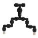 Rainforest Mist Maker Fogger Nozzle Reptiles Mist Sprinkler Double Head 360 Degree Rotation Spray Nozzle for Climbing Pet Feeding Box