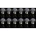 FCS Silicone Ear Tips for BTE Hearing Aids - Replacement Earplug Domes with Tube & Elbow Connectors (12 Pack Large 14mm) - International Shipping Available - Buy Online on GoSupps.com