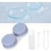 Tmishion Portable Contact Lens Container Set | Travel-Friendly Mini Lens Case with Clip-On Solution Bottle - Buy Online on GoSupps.com