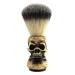 Beaupretty 1Stk skull-beard brush manual razor razor brush made of wood badger razor brushes for men beard brush for women shaving soap brushes roofs hair skeleton roof brush