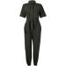 Mimacoo Green Overall Jumpsuit Set for Women - Short Sleeve Shirts and Long Pants Outfit - Size Large - Buy Online on GoSupps.com