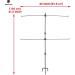 ATFLBOX Adjustable Shooting Target Stand for Outdoor Paper Range - A-Target Stand for Airsoft, BB Gun, and Airgun - Buy Online on GoSupps.com