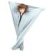 ZYUBOESO Sensory Sack for Kids Wearable Blanket for Focus Relaxation Stress Relief Calming Stretchy Body Sock for Toddlers Machine Washable No Fasteners (Color : Silver grey Size : XL/X-Large) XL/X-Large Silver Grey
