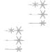 MAGICLULU 2 Sets Star Hairpin Barrettes Hair Clip for Wedding Rhinestone Star Bobby Clips Pearl Hair Bride Rhinestones Barrette Women's Female Star Alloy European Style