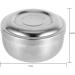 Stainless Steel Shaving Bowl for Men - Wet Shave Soap Cup with Lid | Metal Face Cleaning Tool - Buy Online on GoSupps.com