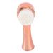 Housoutil Silicone Facial Tool Double-sided Facial Brush Facial Exfoliator Tool Facial Scrubber Brush Floral Scrunchies Facial Cleaning Brush Skin Cleansing Brush Skincare Tool Face Diamond 13x4.5cm Golden
