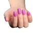 dijiusidy Medium Press-on Fingernails Scratch Resistant False Nail Set Wearable Strong Viscosity Adjustable Manicure Stickers Bright Purple