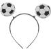 Beaupretty Football Headband Sports Headband Soccer Ball Head Bopper Football Hairband Cheer up Headband for Boys and Girls White 1 - Buy Online on GoSupps.com
