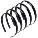 Androxeda 5 pieces hairbands plastic headbands with teeth headbands DIY hairbands headbands 10 mm wide