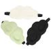 Healeved 3 pi ces de Sommeil Glace Douce Cache-yeux et Occultant Confort Ergonomique Sans Pression pour Voyage et Maison la Fatigue Oculaire