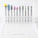 Nail Drill Heads Grinding Set Rotate Milling Cutter Manicure Pedicure Portable Tools for Exfoliating Grinding Polishing Nail Removing(C) - Buy Online on GoSupps.com