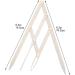 Housoutil 4 pcs Stainless Three-point Gadgets Golden Measure Tool Measuring Tools Stencils Generation Steel 25x5x0.6cmx4pcs Silverx4pcs - Buy Online on GoSupps.com