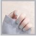 Matte Short Press on Nails Set - 6 Packs (144 Pcs) Acrylic False Nails with Glue & Nail File for Women - Buy Online on GoSupps.com