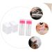 FRCOLOR 1 Set manicure press empty bottle empty lockable pump bottle lint wipes for nails cleaner bottle lint nail wipes pump wipes water dispenser portable travel plastic - Buy Online on GoSupps.com