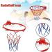 32cm Metal Rim Basketball Hoop Net with Screws Indoor Wall Mount - Buy Online on GoSupps.com
