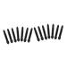 DOITOOL 100 Pcs Black Eyeshadow Disposable Eyeshadow Applicator Women Eyeshadow Brush Eye Shadow Brush 50pcsx2pcs Blackx2pcs