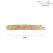 French Amie Small Golden Glitter Celluloid Acetate Hair Clip Barrettes Set of 2 - Made in France - Buy Online on GoSupps.com