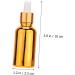 HAPINARY 1pc Essential Oil Dropper Bottle Refillable Bottle Refillable Drop with Dropper Medical Dropper Bottle Cologne Dropper Bottle Essential Oil Perfume Essential Oil Drop Bottle 10x3.3cm Golden - Buy Online on GoSupps.com