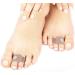Toe Straightener Brace for Hammer Toes & Broken Toes | Superior Splint & Wrap for Men & Women - 1 Pair (Tan - Buy Online on GoSupps.com