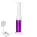 Toilet Cleaning Gel | Flower Scent Toilet Cleaner Bowl Gel Stamp | Bathroom Deodorizer and Bowl Cleaner Kit Flower Fragrance Gel Stamp Kit for Toilet Bowl Purple