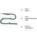 Dogeline Double Leash for Medium Dogs up to 45kg - 39 Colors 2.80m Stable Practice Line | Durable Black Blue Green & White Options - Buy Online on GoSupps.com