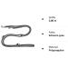 Dogeline Double Leash Practice Line for Medium Dogs - 2.80m Up to 45kg 39 Colors Available - Durable Black & Gray Perfect for Outdoor Adventures - Buy Online on GoSupps.com