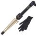 Hot Tools Pro Artist 24K Gold Tapered 1/2" to 1" Clamp-Free Curling Wand